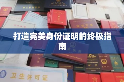 黎平打造完美身份证明的终极指南