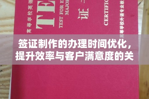 黎平签证制作的办理时间优化，提升效率与客户满意度的关键