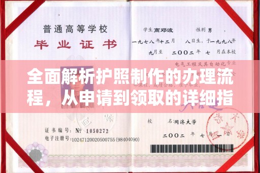 黎平全面解析护照制作的办理流程，从申请到领取的详细指南